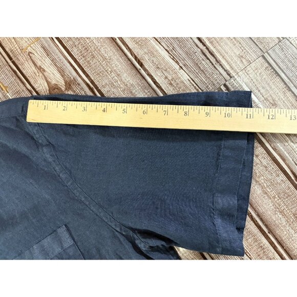 Todd Snyder linen blend Shirt Size M color blue NWOT - Picture 6 of 6